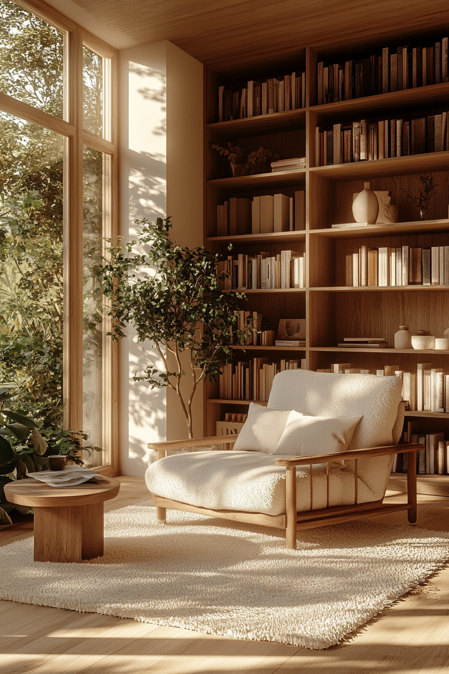 Cozy home library