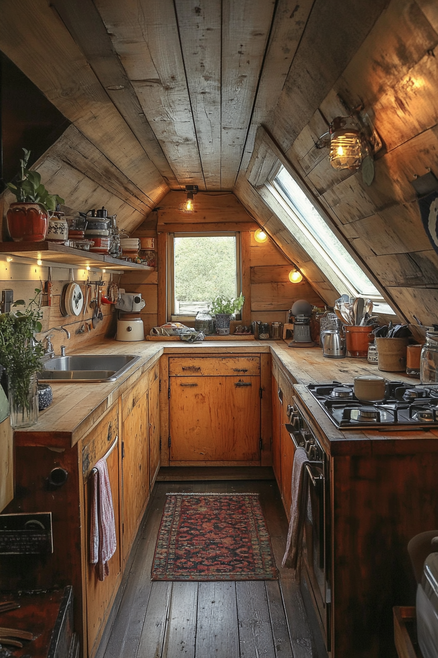 little cabin kitchen