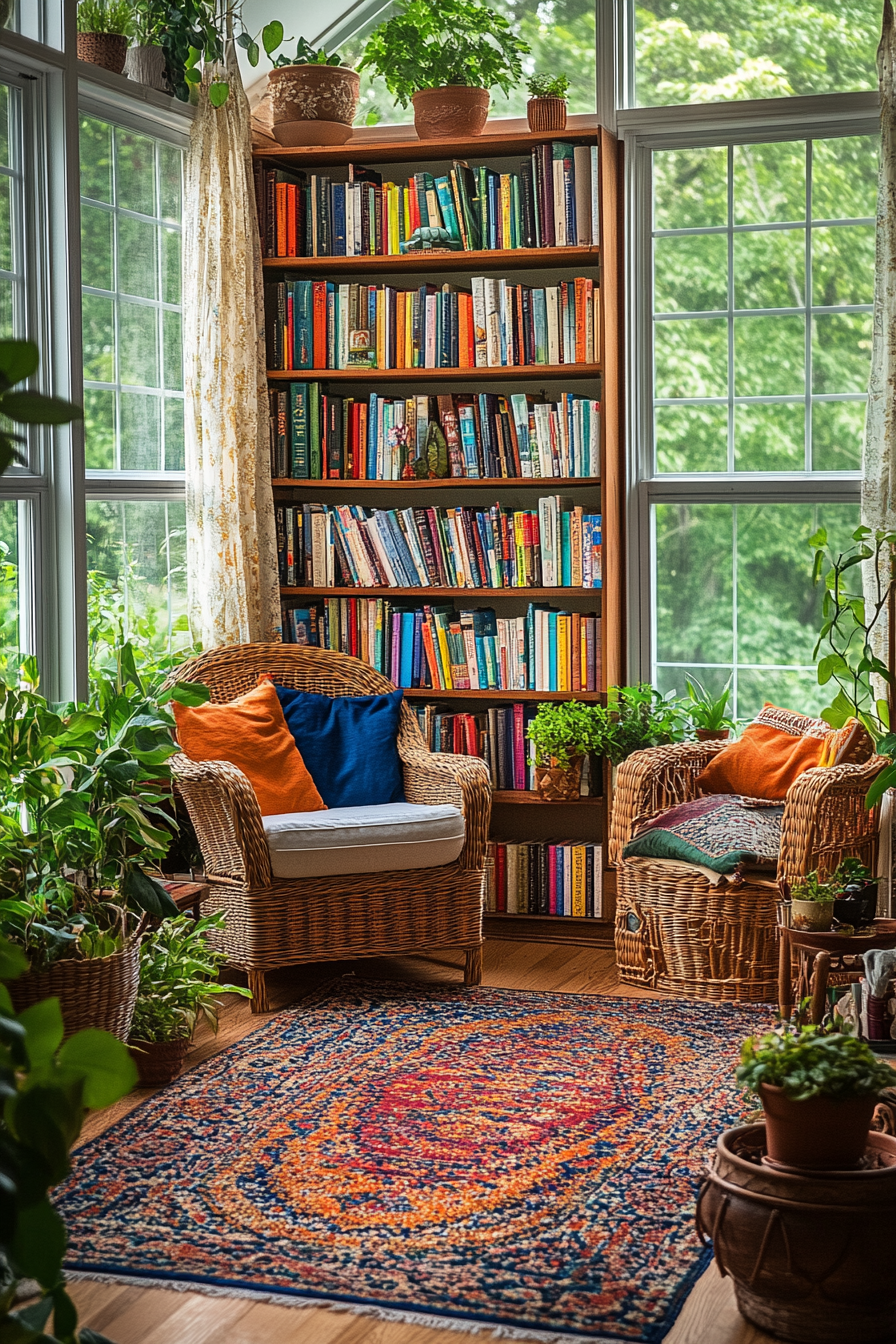 Cozy home library