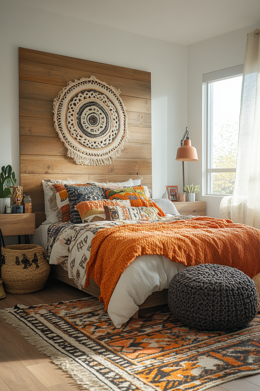 earthy boho decor