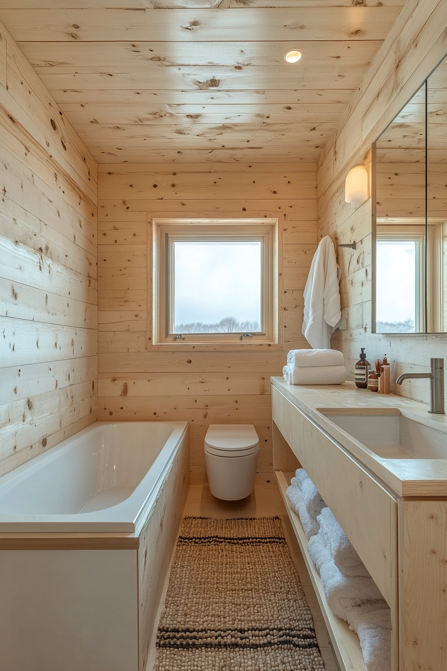 little cabin bathroom