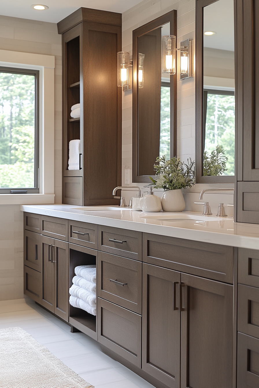 double sink bathroom vanity