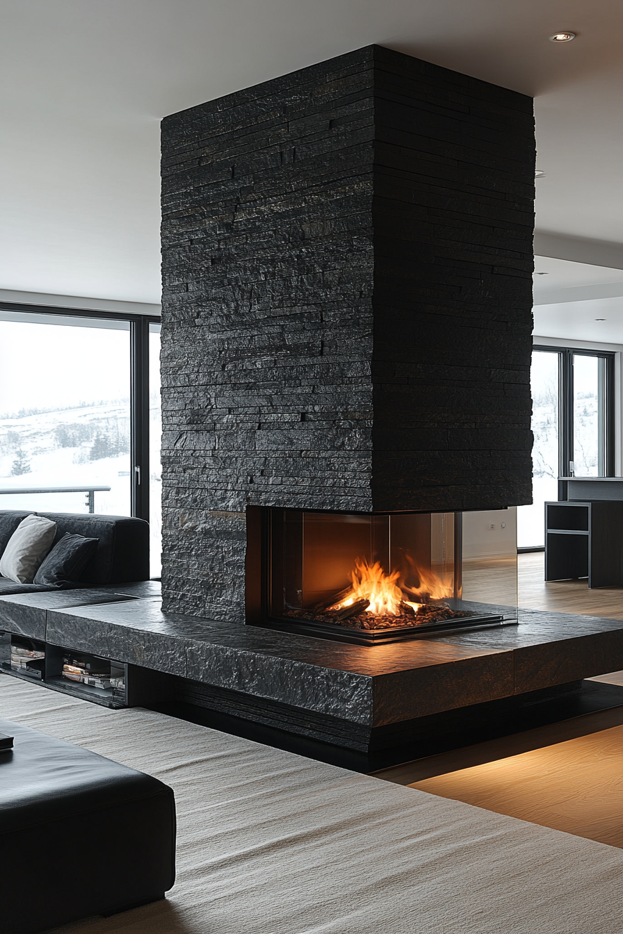 modern fireplace ideas