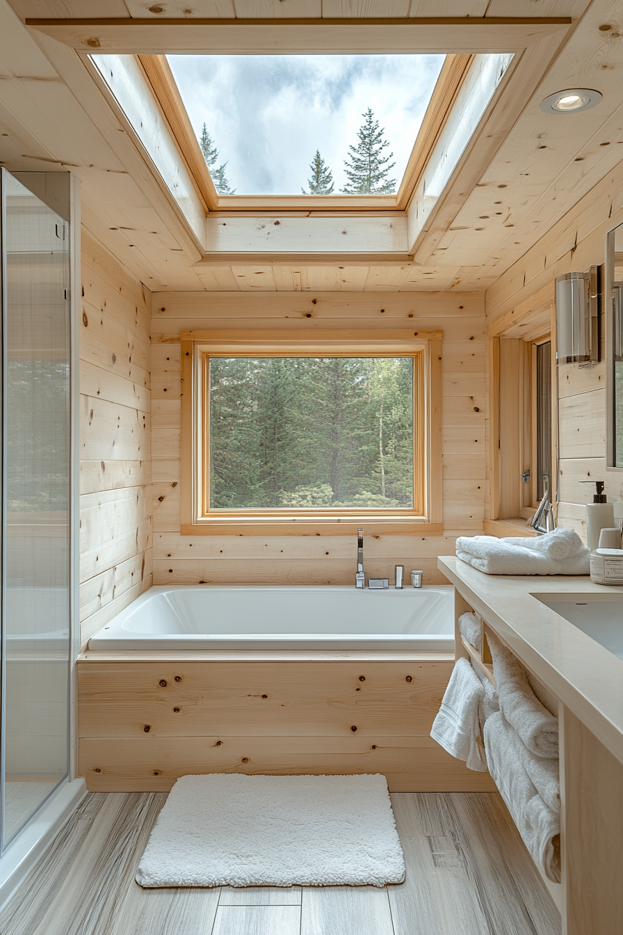 little cabin bathroom