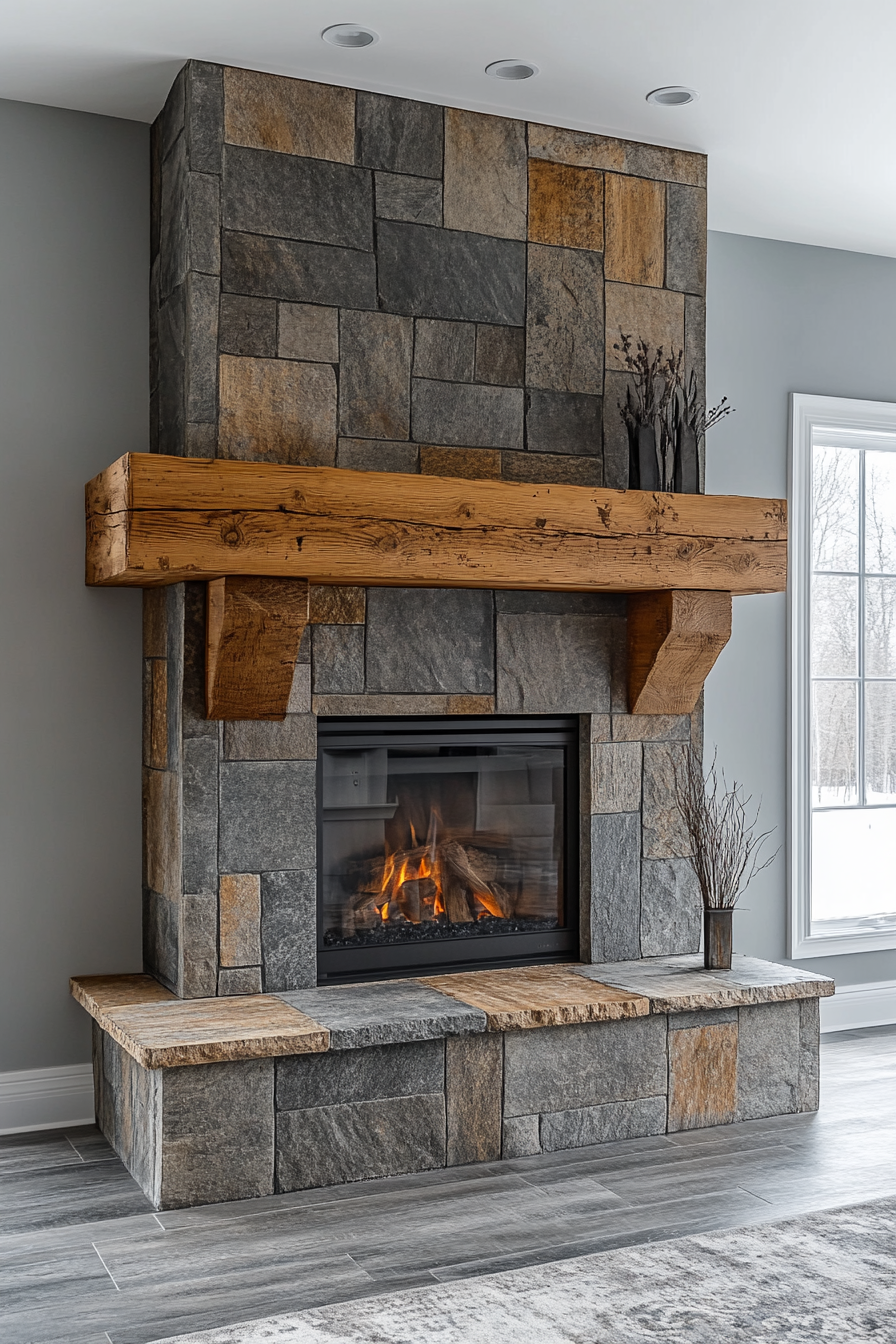 Farmhouse Fireplace