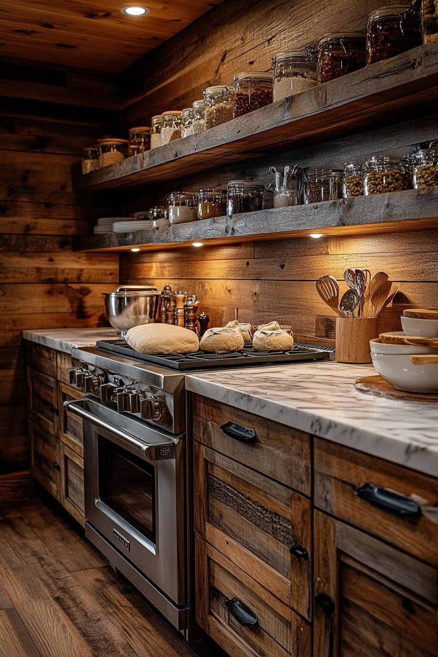 little cabin kitchen