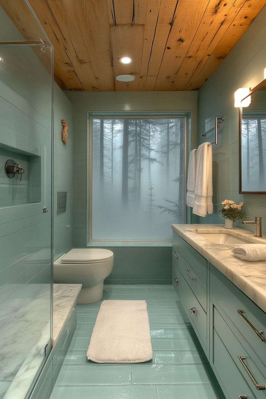 little cabin bathroom