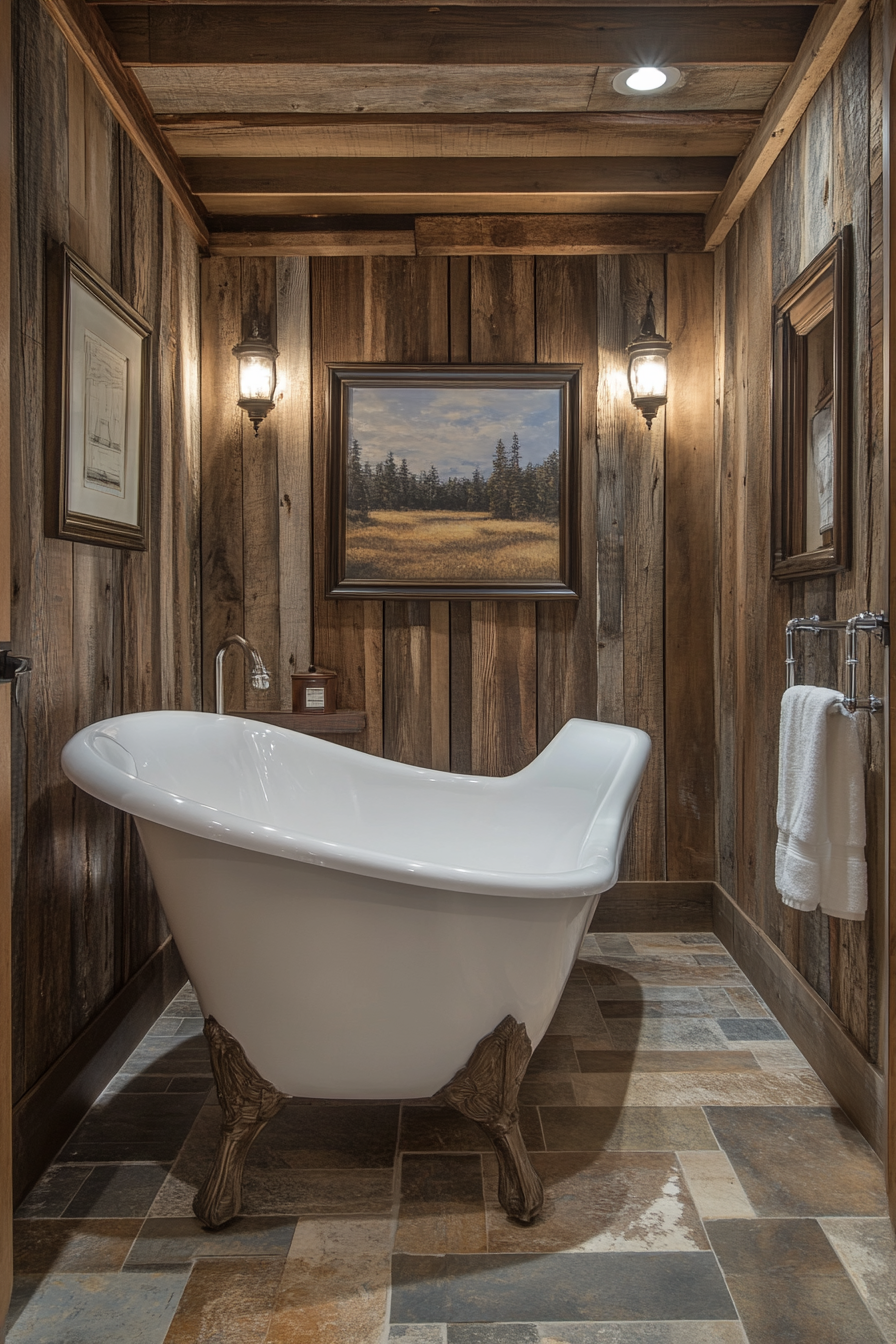 Rustic Wet Room Ideas