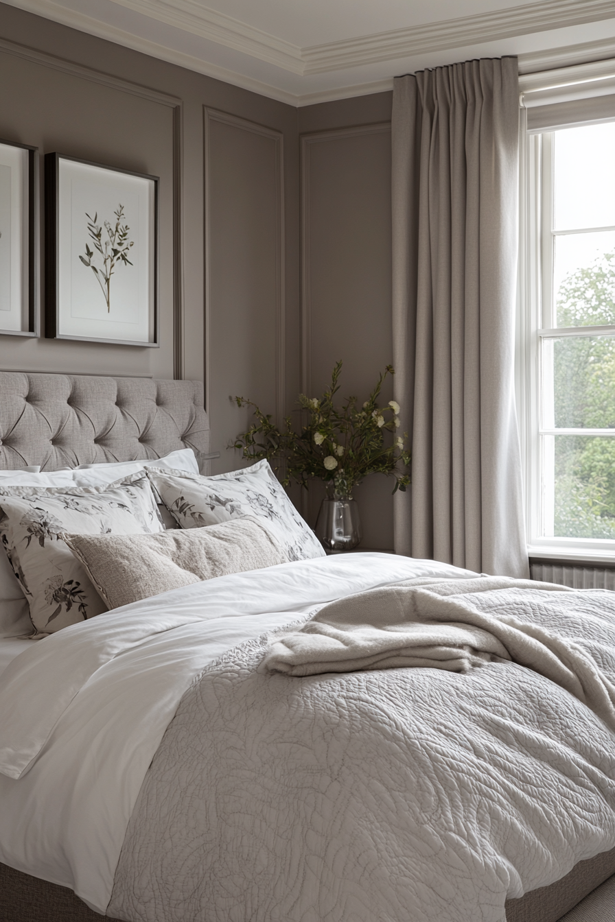 Monochrome Boho Bedroom