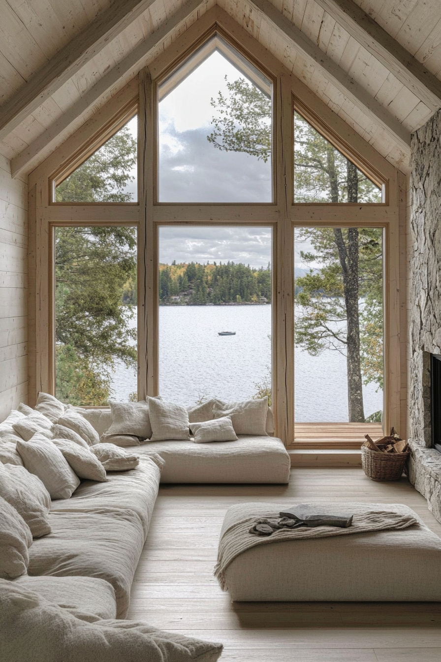 little cabin living room