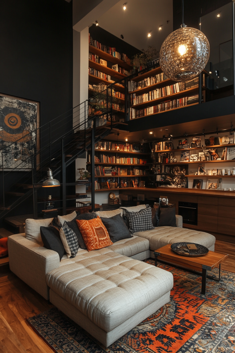 Cozy home library