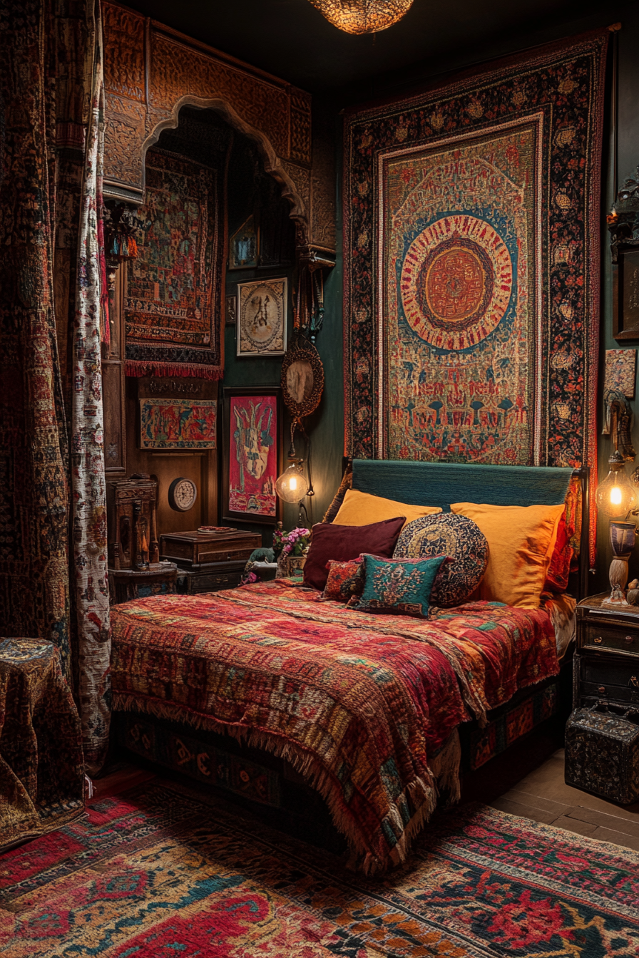 Small Maximalist Bedroom