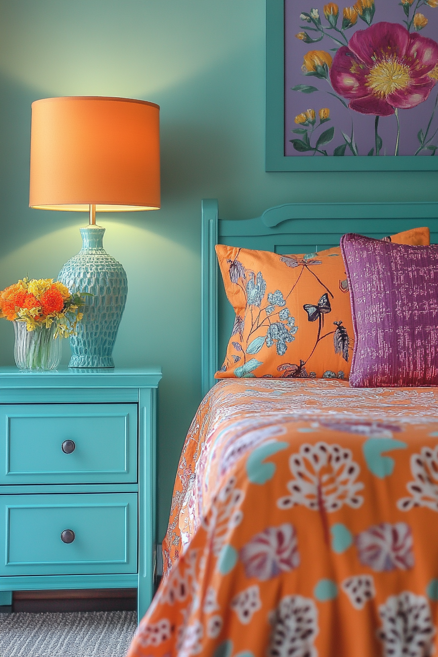 Colorful Eclectic Bedroom