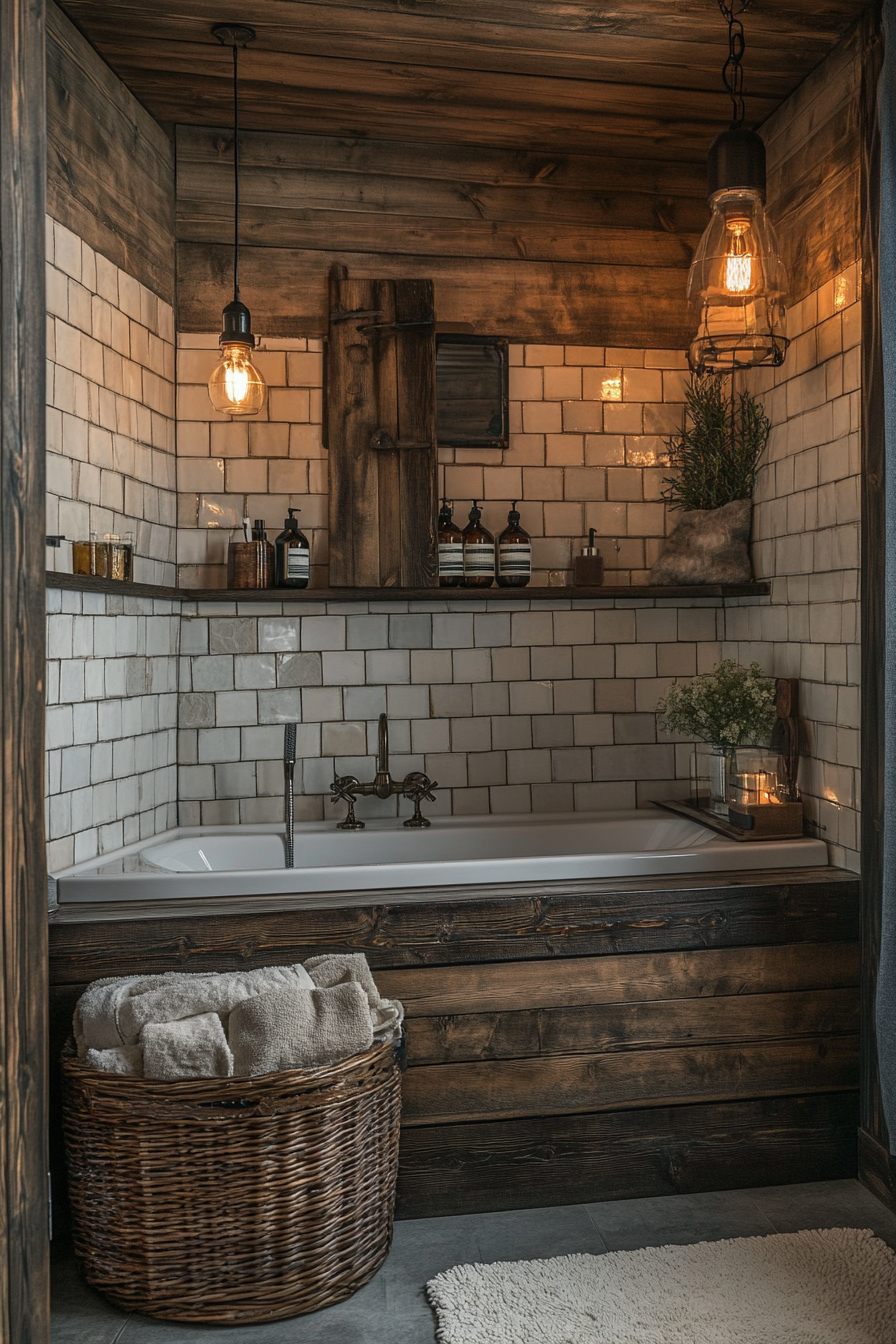 Rustic Wet Room Ideas