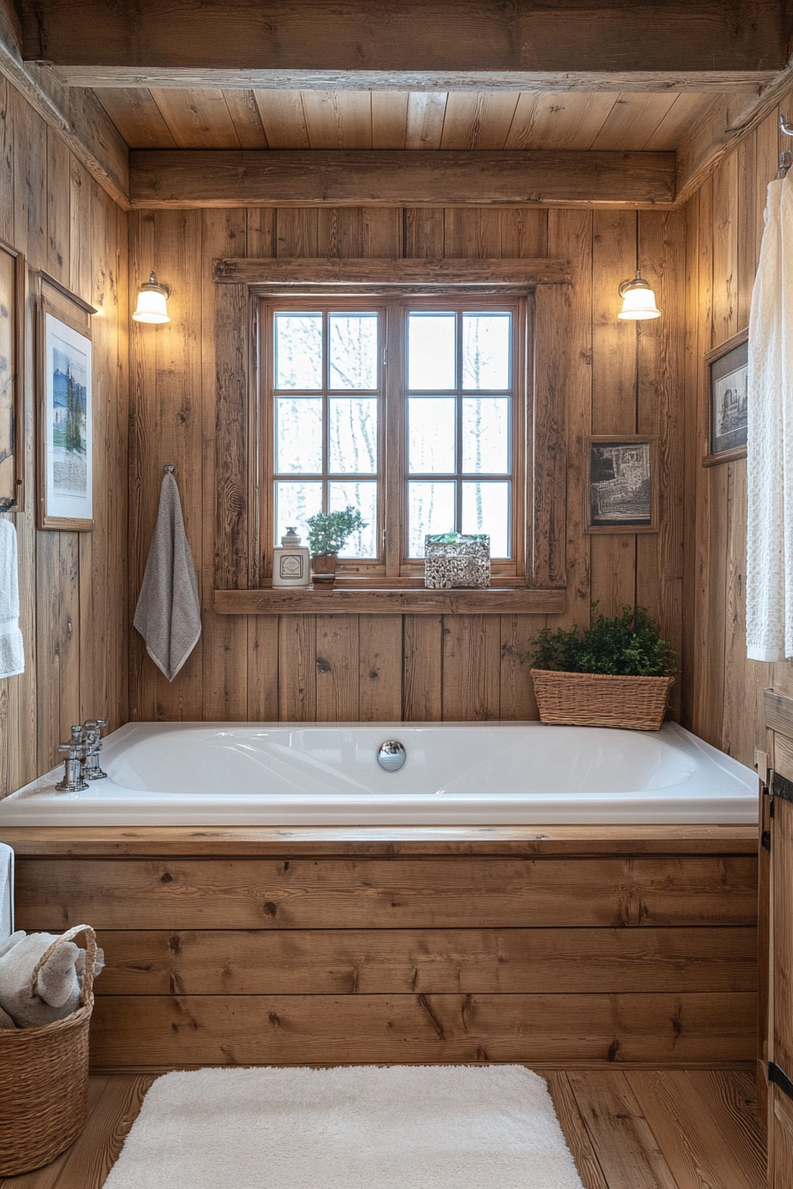 small bathroom with tub