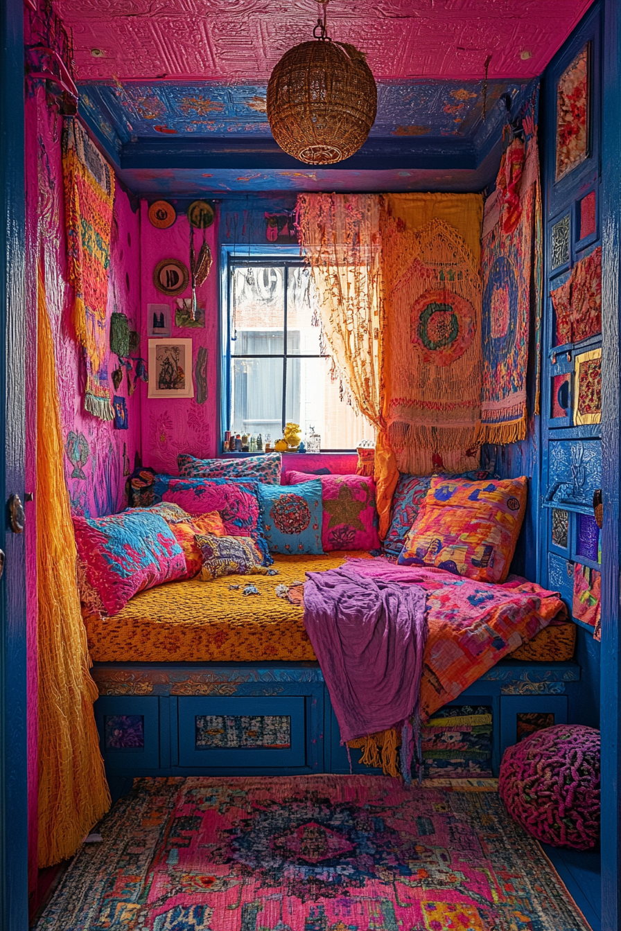 Small Maximalist Bedroom