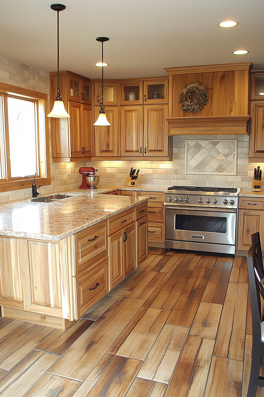 hickory kitchen cabinets