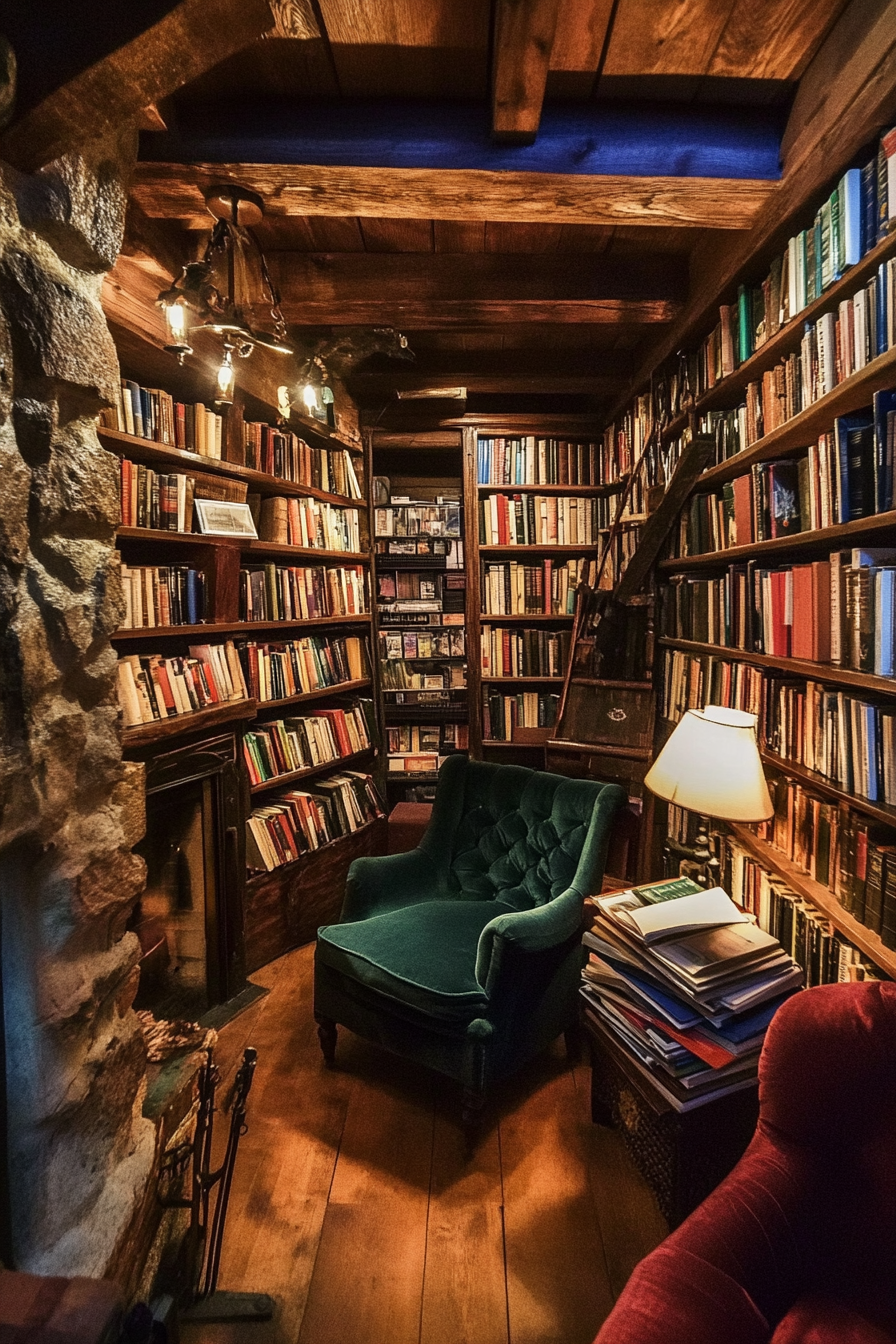 Cozy home library