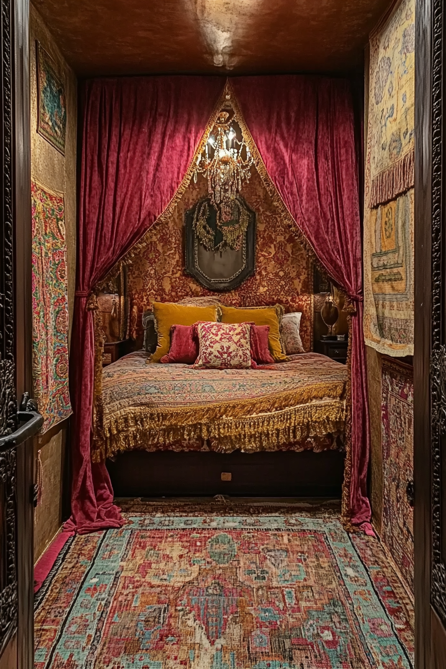 Small Maximalist Bedroom