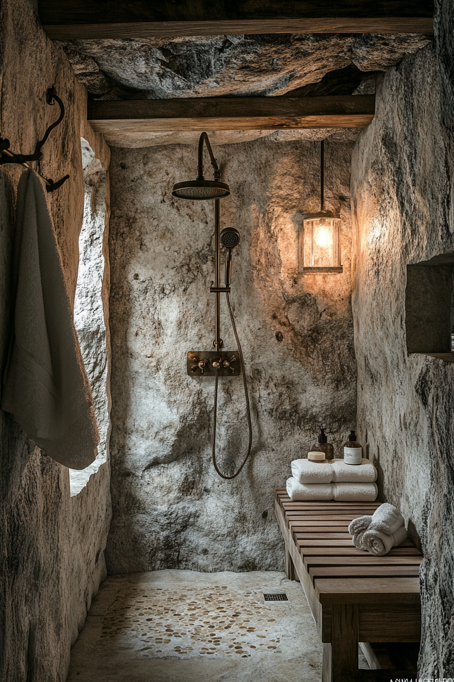 little cabin bathroom