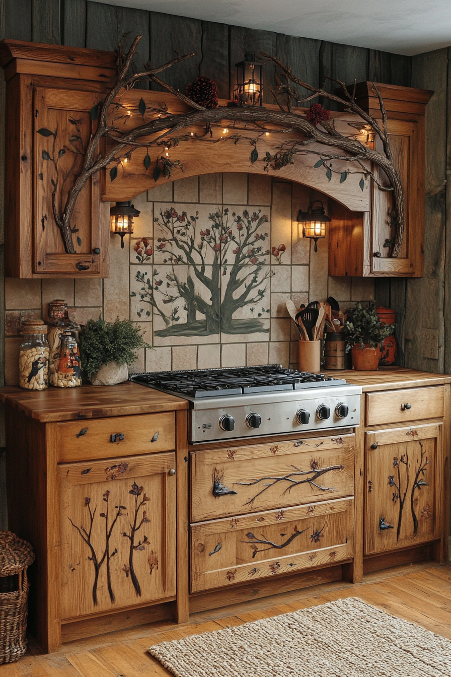 rustic kitchen cabinets