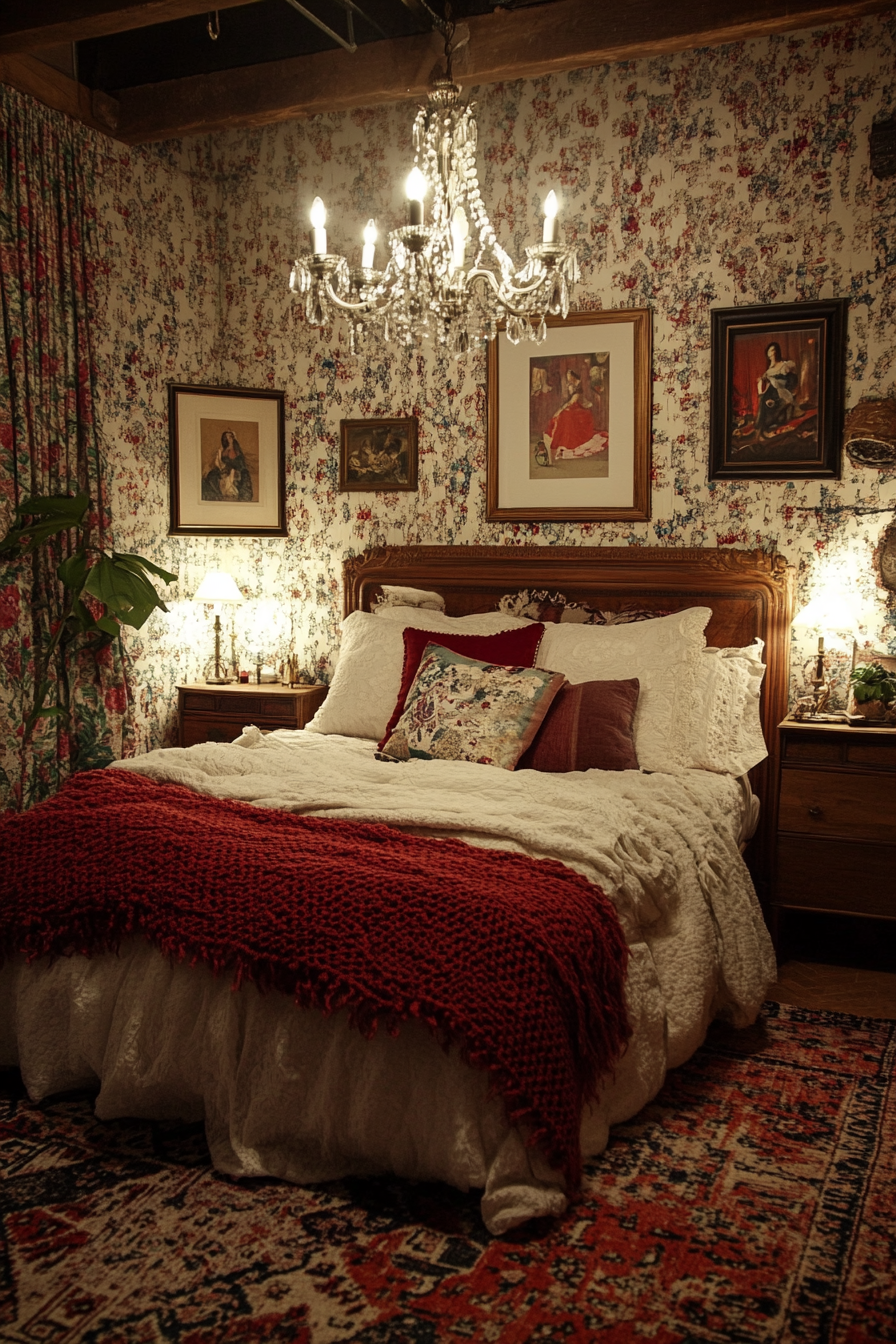 Small Maximalist Bedroom