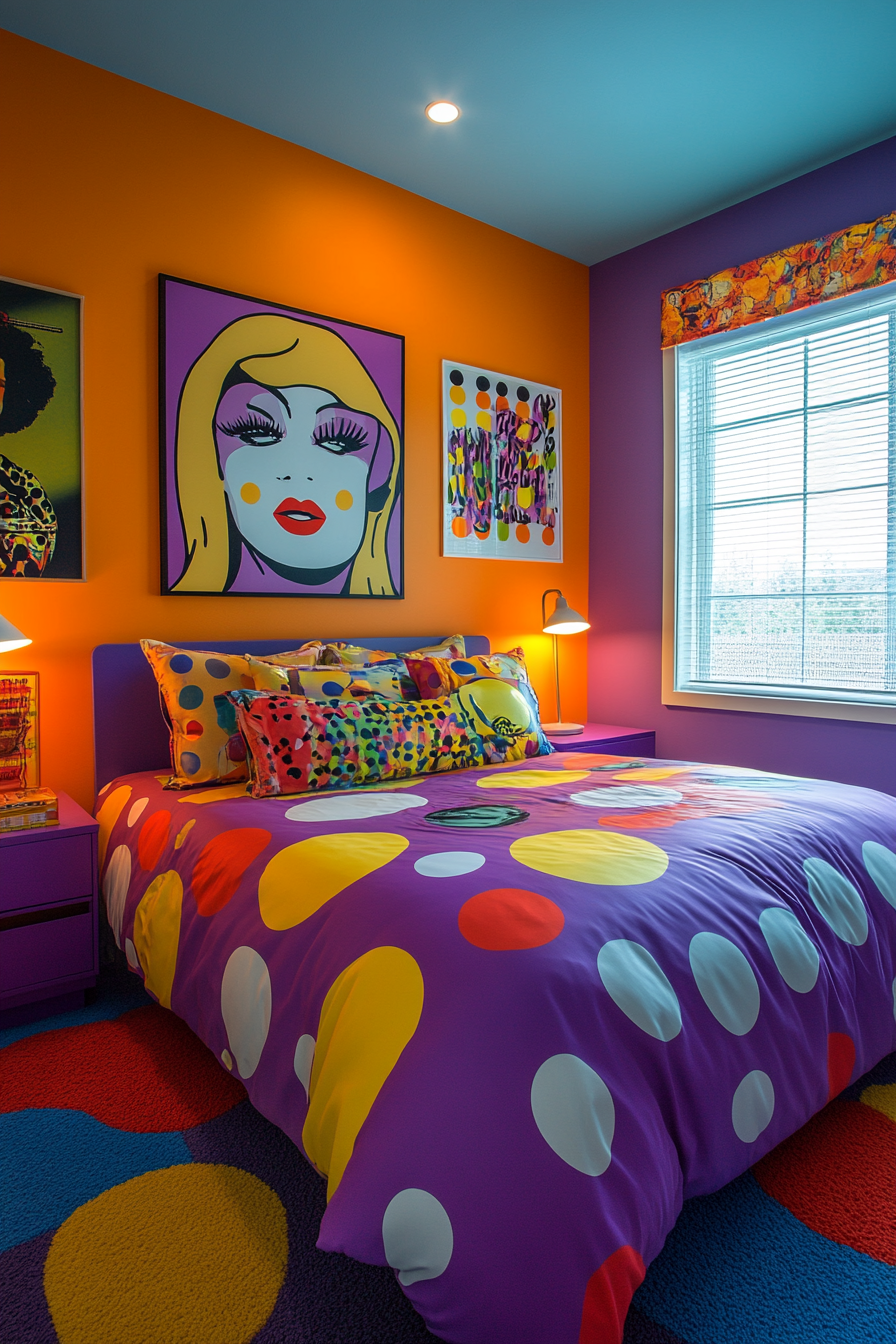 Colorful Eclectic Bedroom