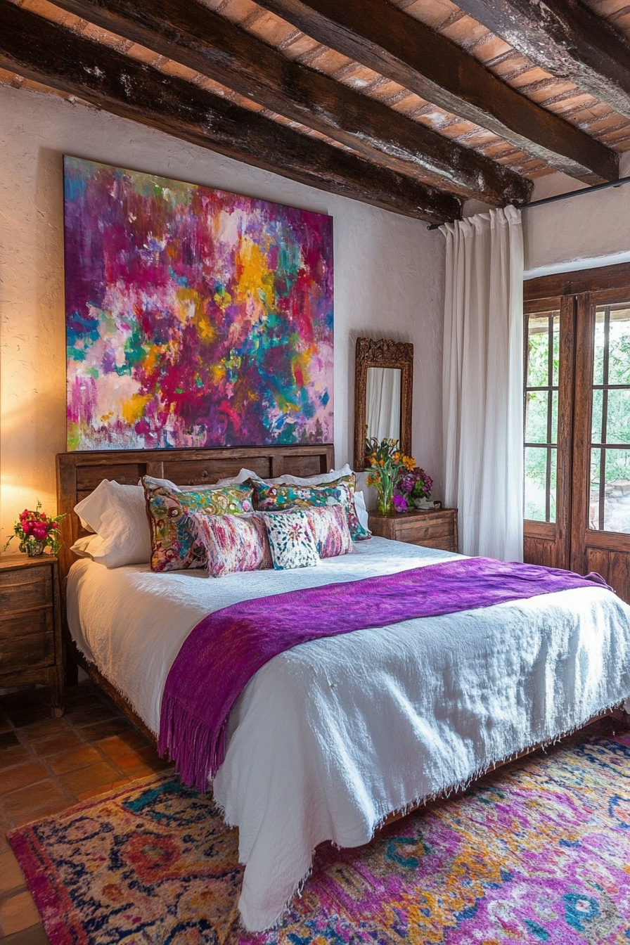 Colorful Eclectic Bedroom