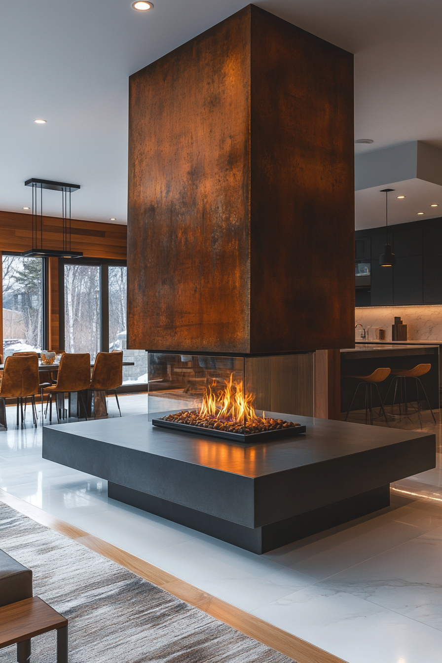 modern fireplace ideas