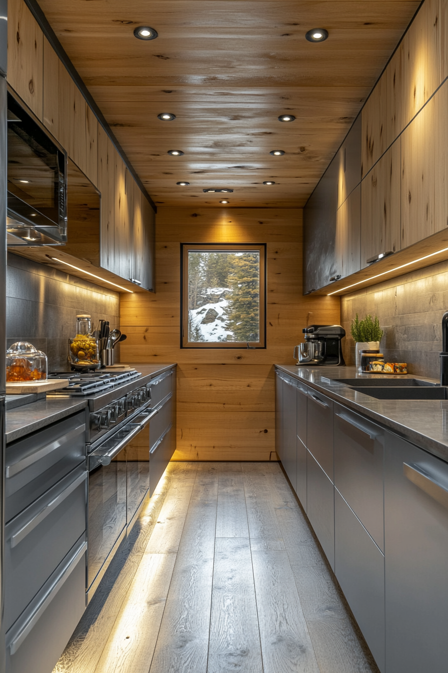 little cabin kitchen