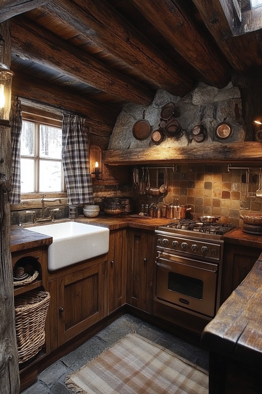 rustic kitchen cabinets