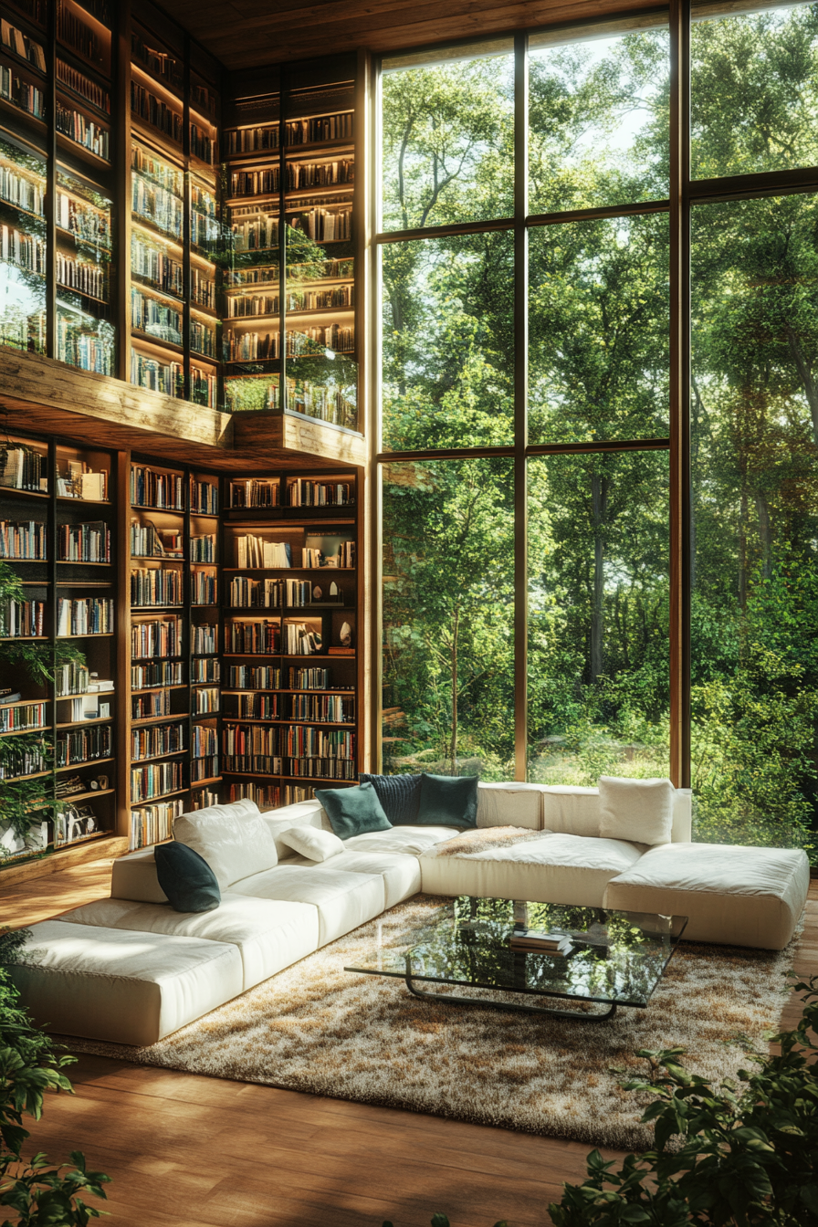 Cozy home library