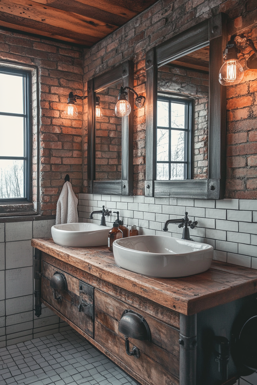 double sink bathroom vanity