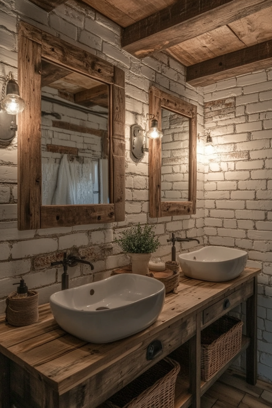 Rustic Wet Room Ideas