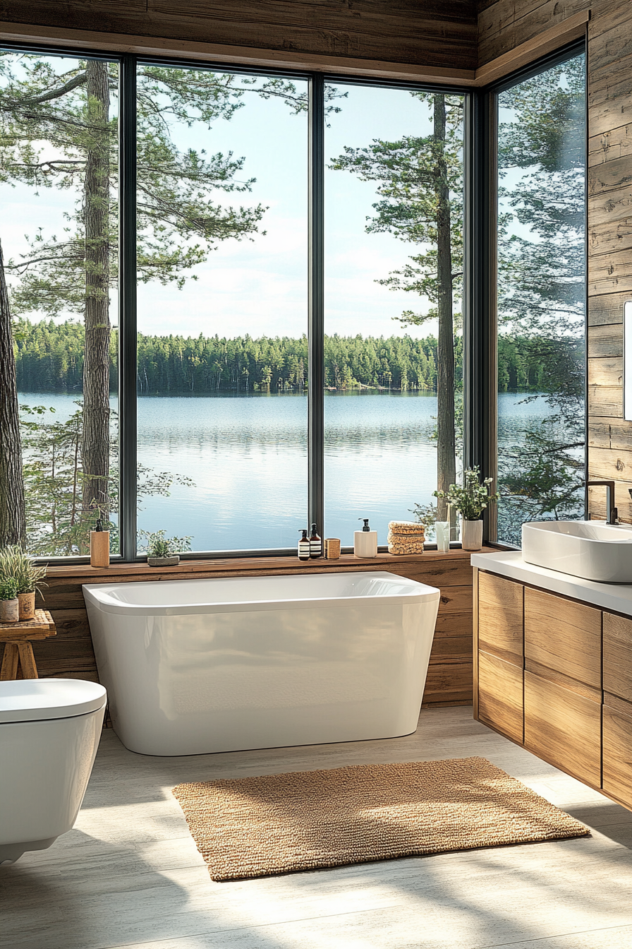 little cabin bathroom