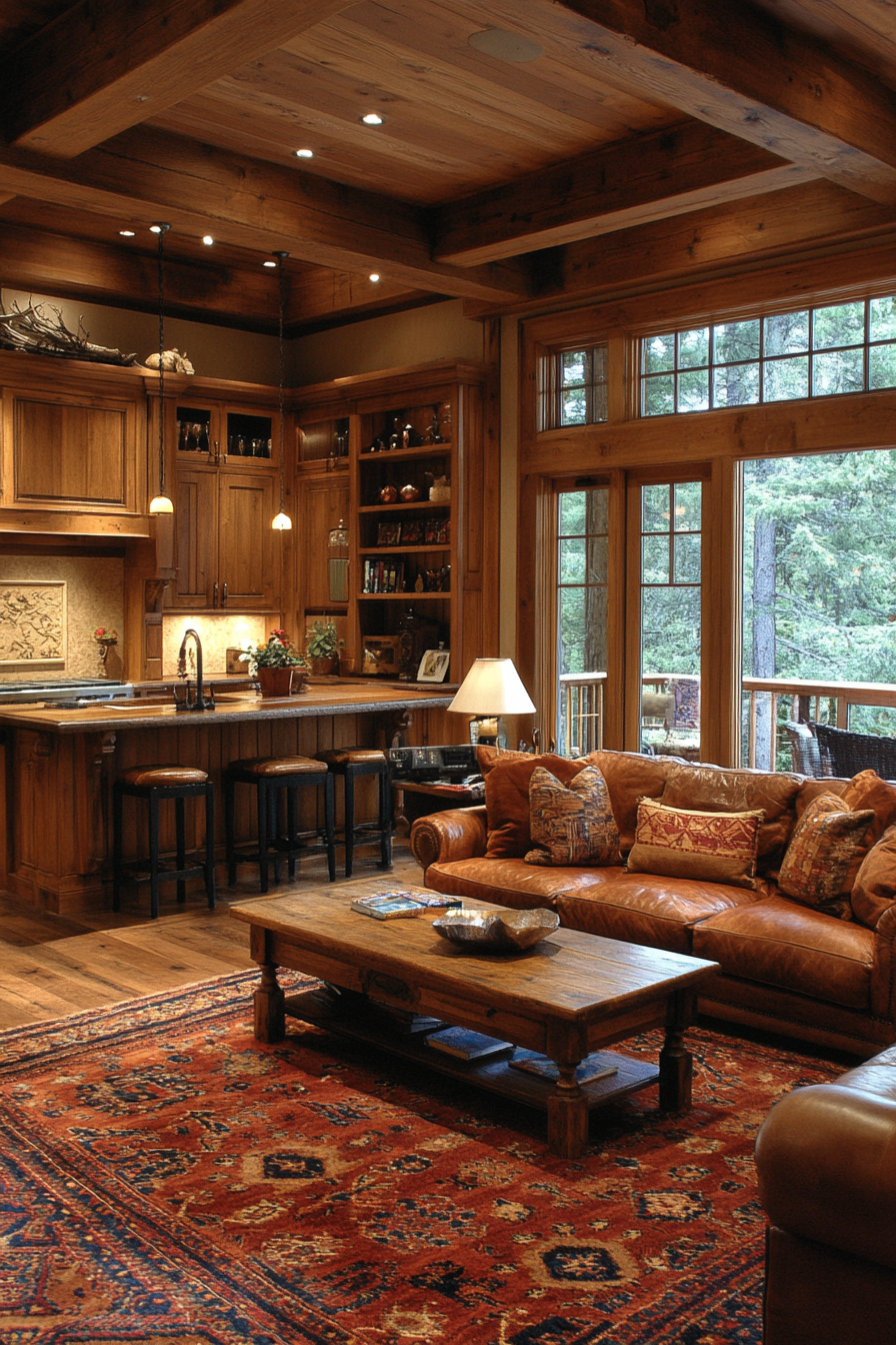 little cabin living room