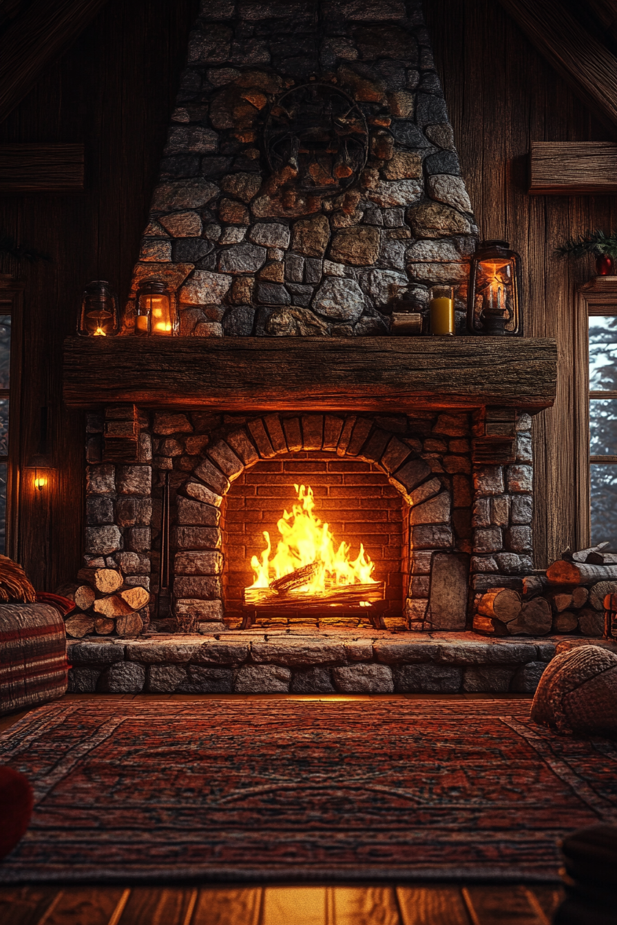 Farmhouse Fireplace