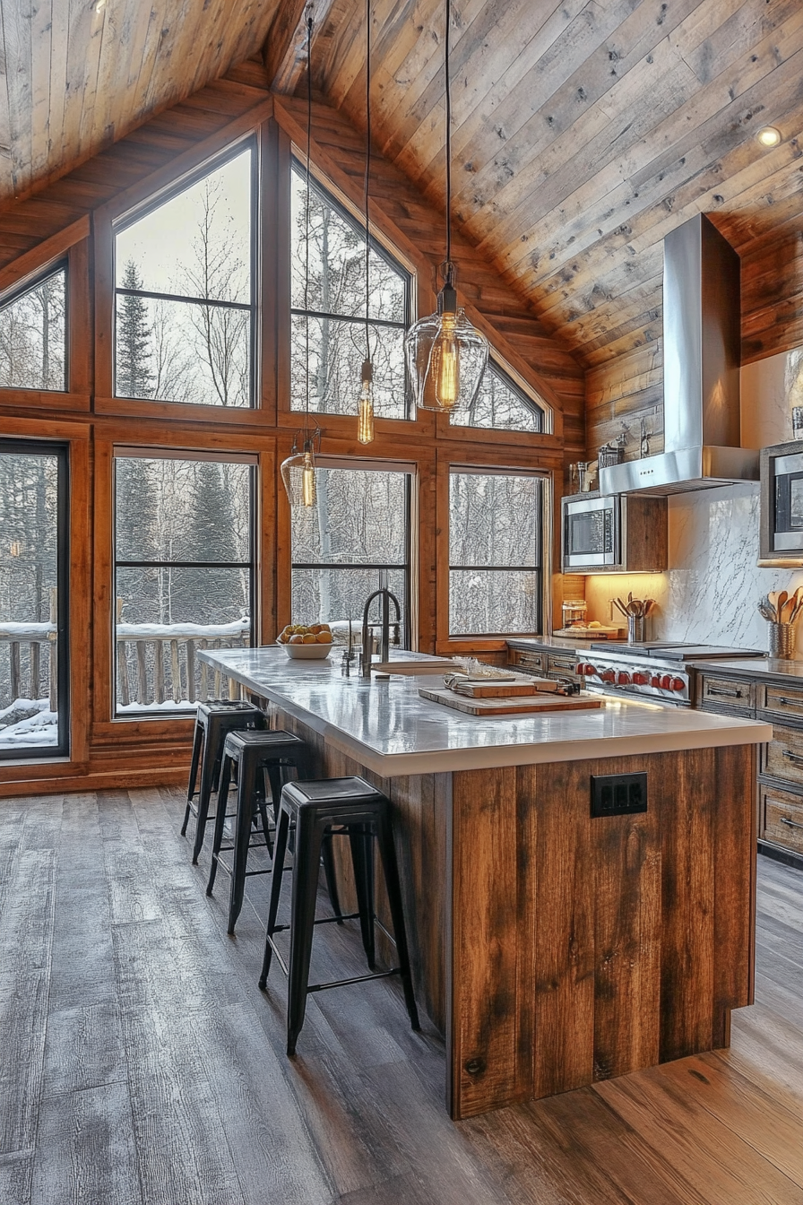 little cabin kitchen