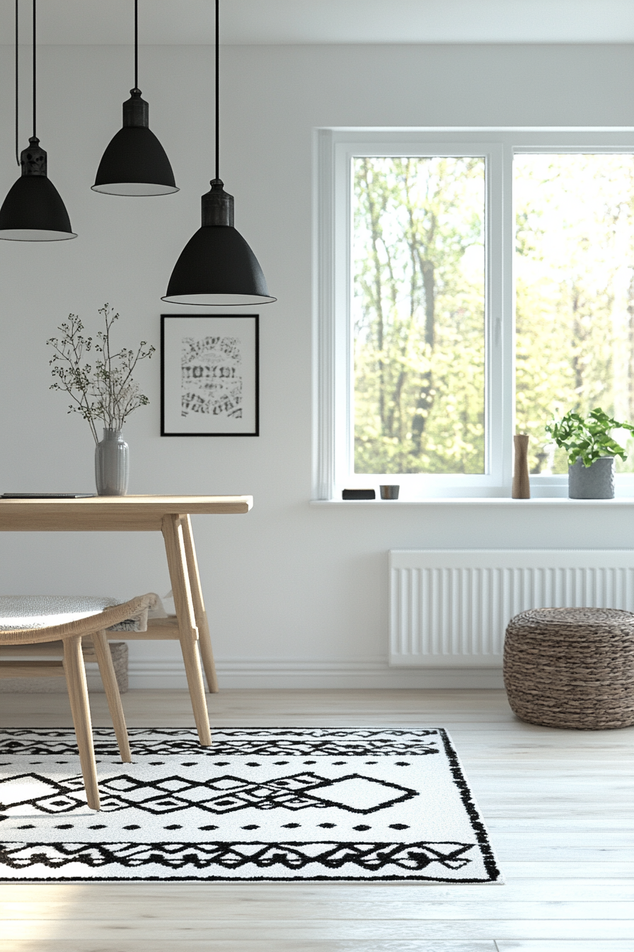 Monochrome Boho Bedroom