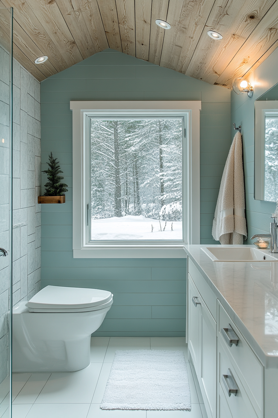 little cabin bathroom