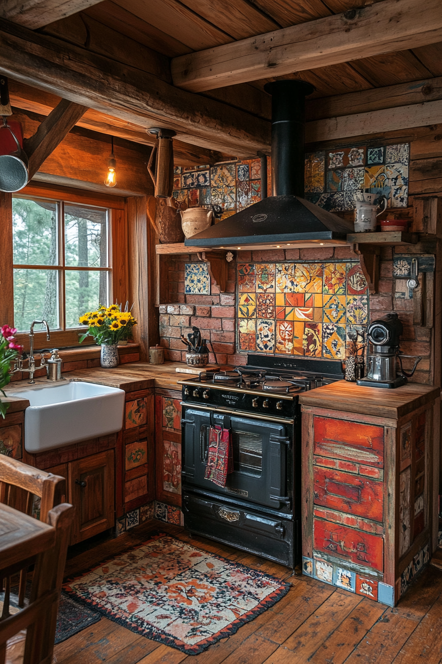 little cabin kitchen