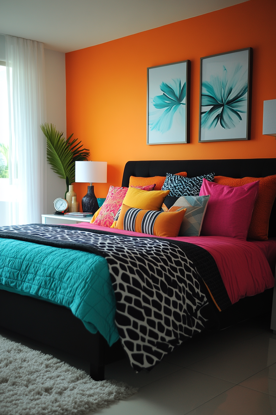 Colorful Eclectic Bedroom