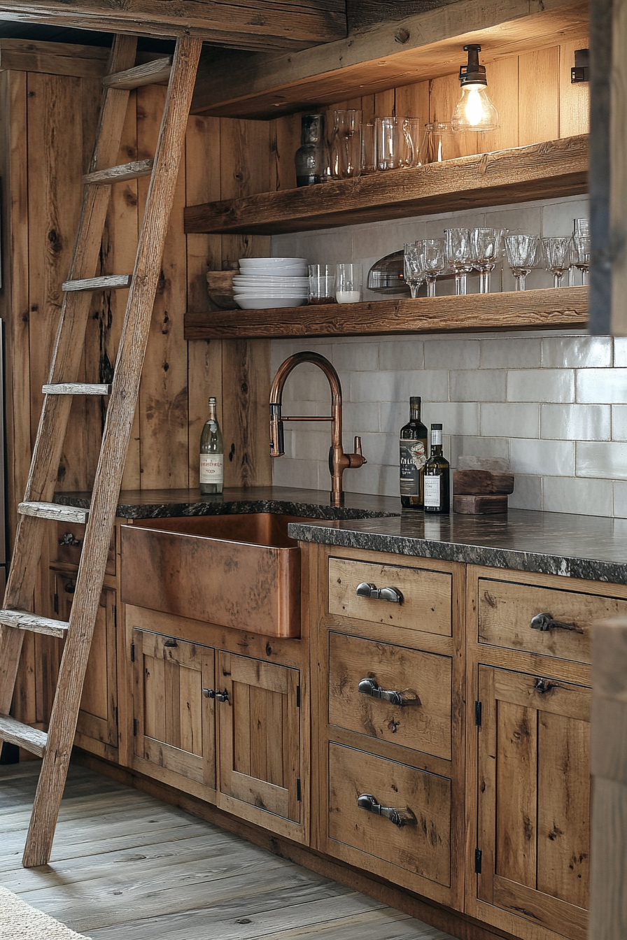 rustic kitchen cabinets