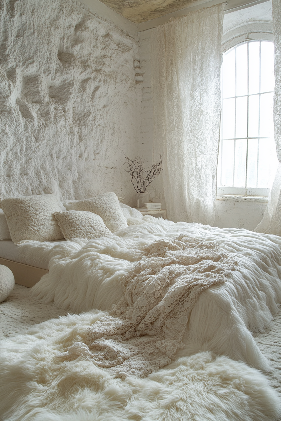 Monochrome Boho Bedroom