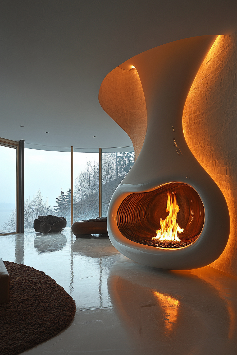 modern fireplace ideas