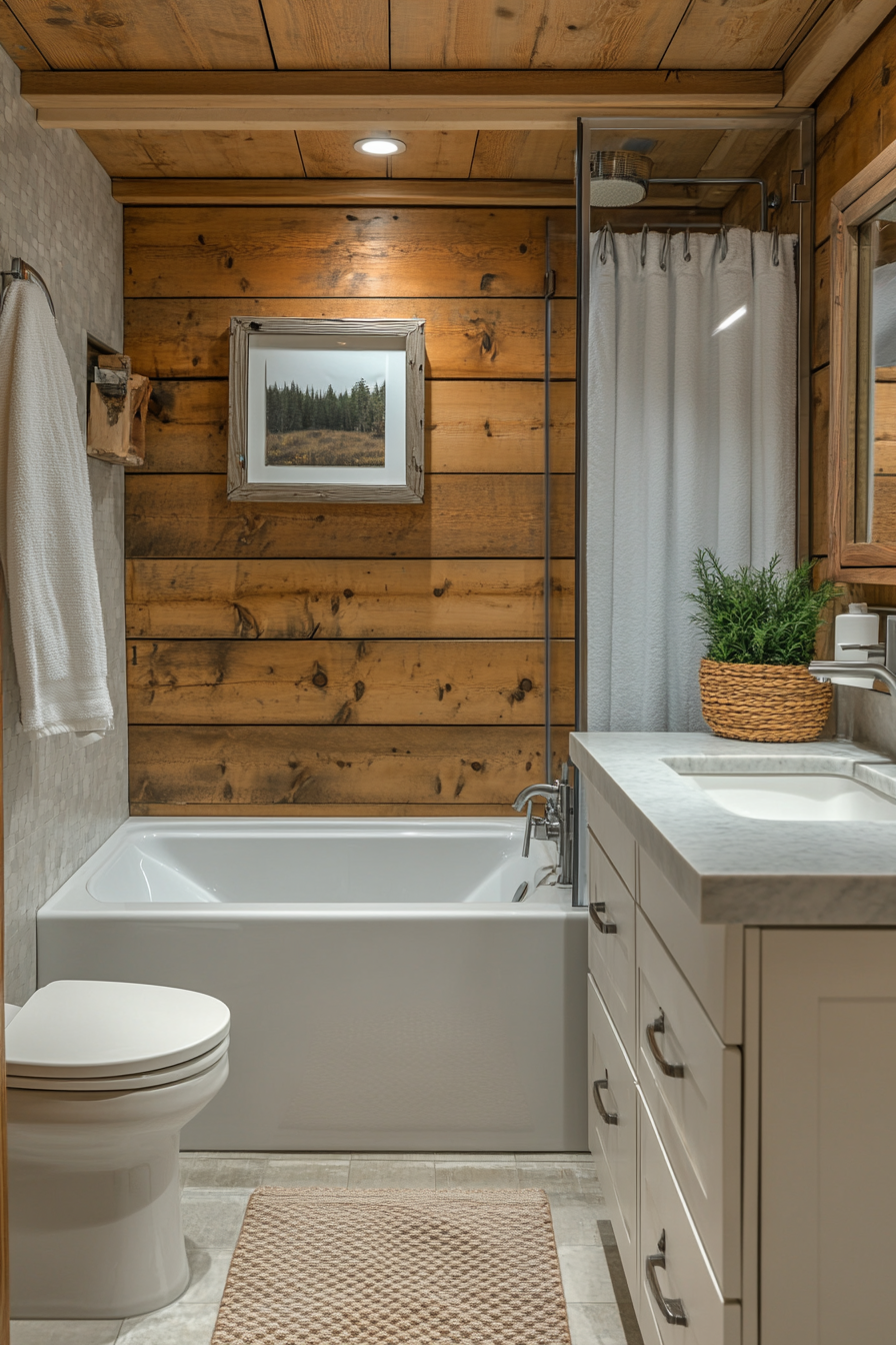 little cabin bathroom