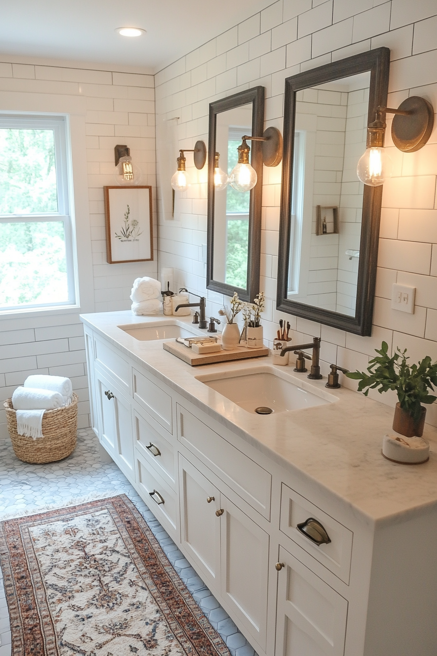 double sink bathroom vanity