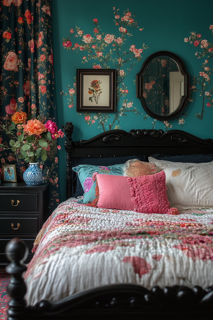 Small Maximalist Bedroom