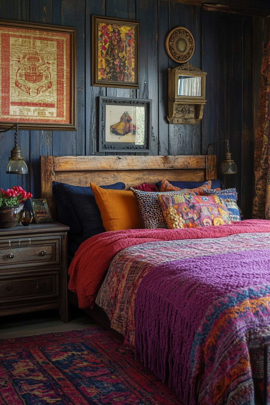 Colorful Eclectic Bedroom