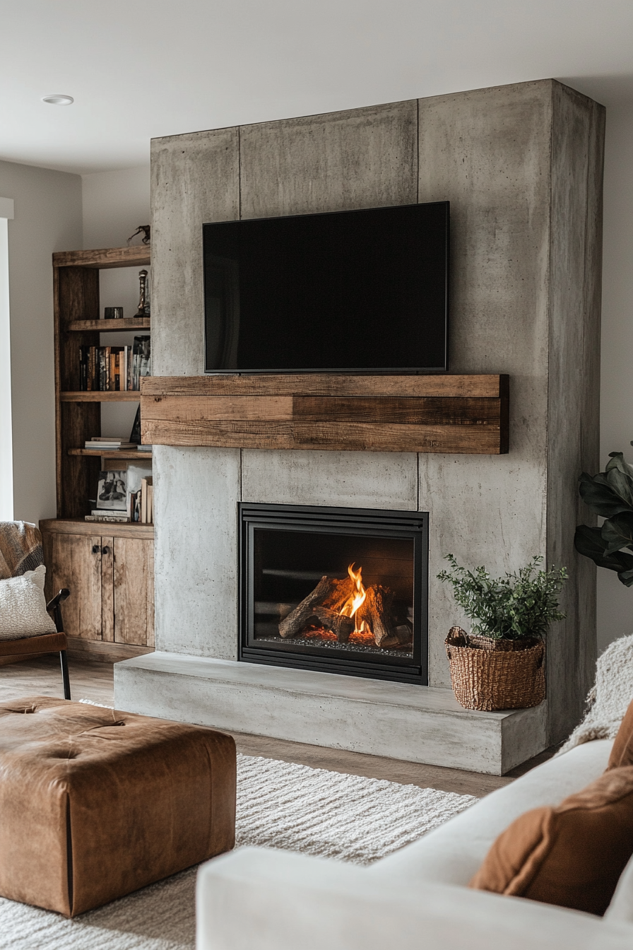 Farmhouse Fireplace